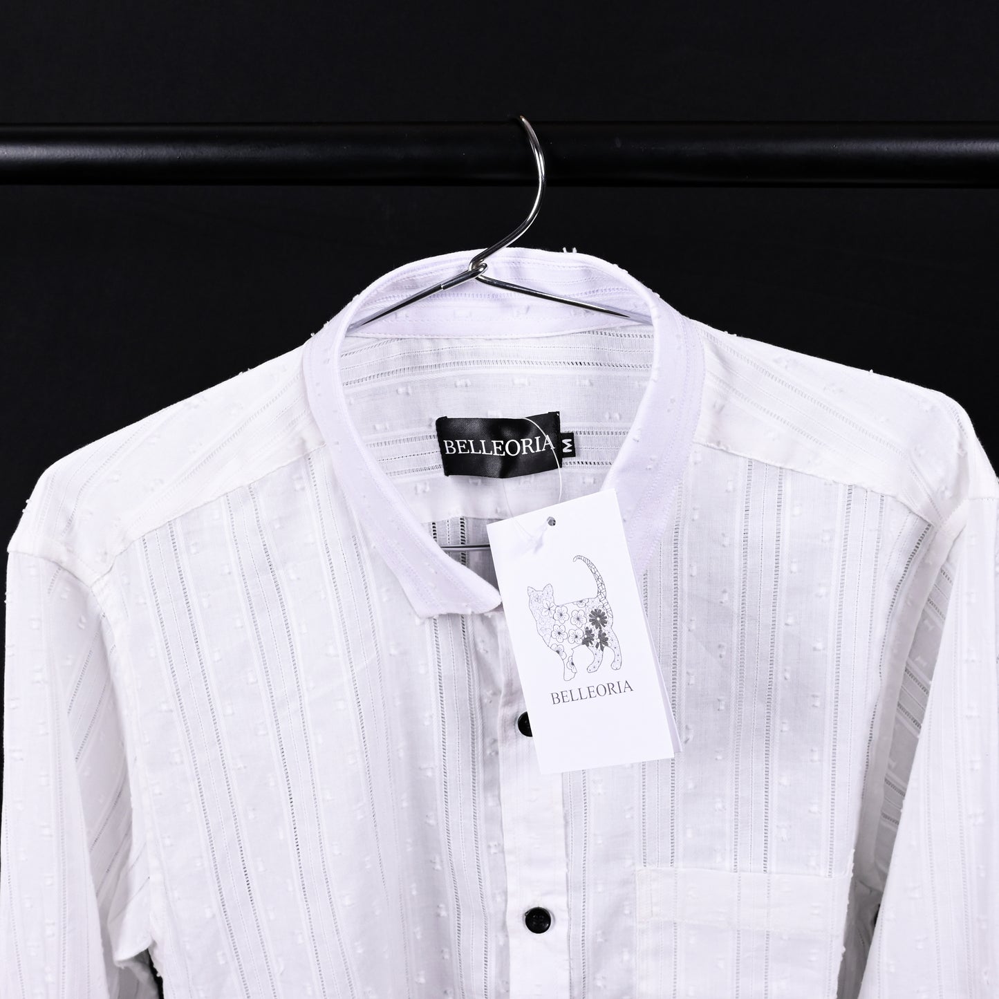 Belleoria Textured Button down Shirt